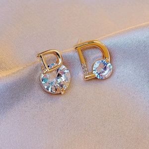 Mismatched D Lettered Earrings